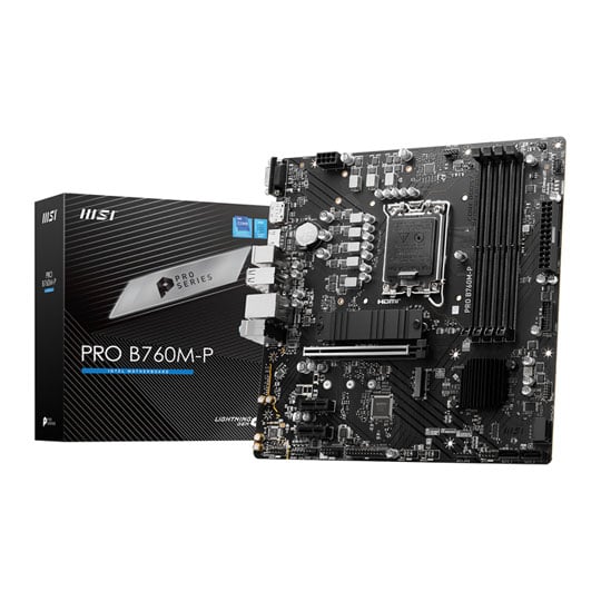 Refurbished MSI Intel PRO B760M-P Micro-ATX Motherboard