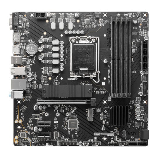 Refurbished MSI Intel PRO B760M-P Micro-ATX Motherboard