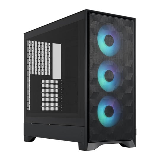 Fractal Design Pop 2 Air TG RGB Black Tempered Glass Mid Tower PC Case Fractal Design Pop 2 Air TG RGB Black Tempered Glass Mid Tower PC Case