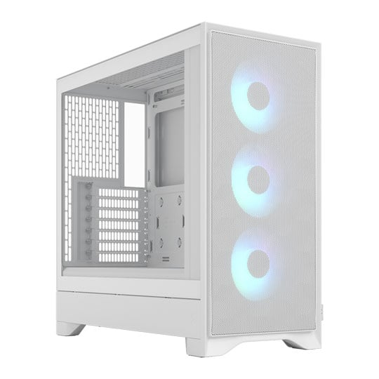 Fractal Design Pop 2 Air TG RGB White Tempered Glass Mid Tower PC Case Fractal Design Pop 2 Air TG RGB White Tempered Glass Mid Tower PC Case