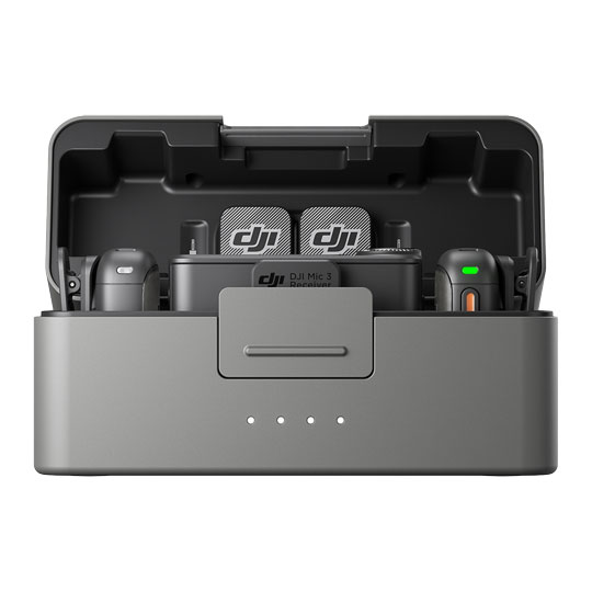 DJI Mic 3 (2 TX + 1 RX + Charging Case) Wireless Microphone Kit