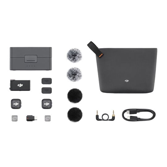 DJI Mic 3 (2 TX + 1 RX + Charging Case) Wireless Microphone Kit : image 3