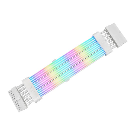 Thermaltake Mod ARGB 24-pin ATX White Motherboard Cable
