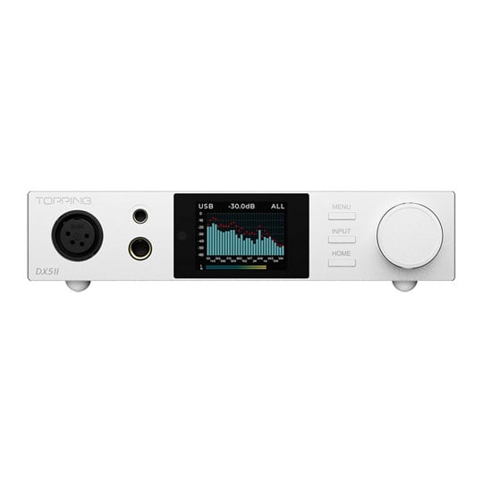 アンプ TOPPING dx5ii Topping - DX5II Amp and DAC Combo - Silver LN163683 - TOP-DX5II-S