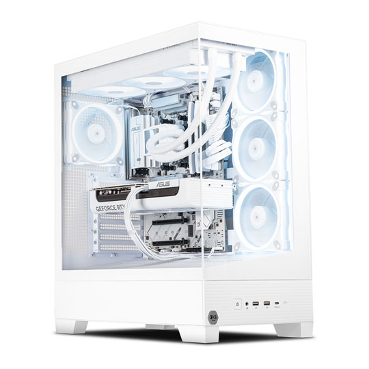 Gaming PC with NVIDIA GeForce RTX 5070 and AMD Ryzen 7 9700X