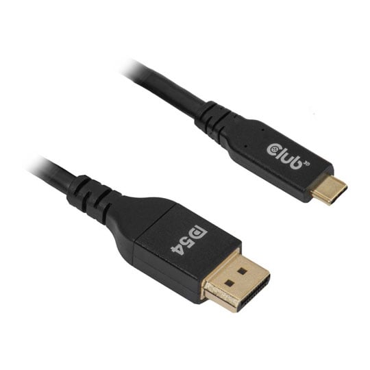 Club 3D 2m USB Type-C to DisplayPort 2.1 Bi-Directional VESA DP54 Certified Cable