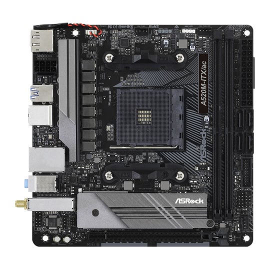 Refurbished AsRock AMD A520M AM4 ITX/AC Mini-ATX Motherboard