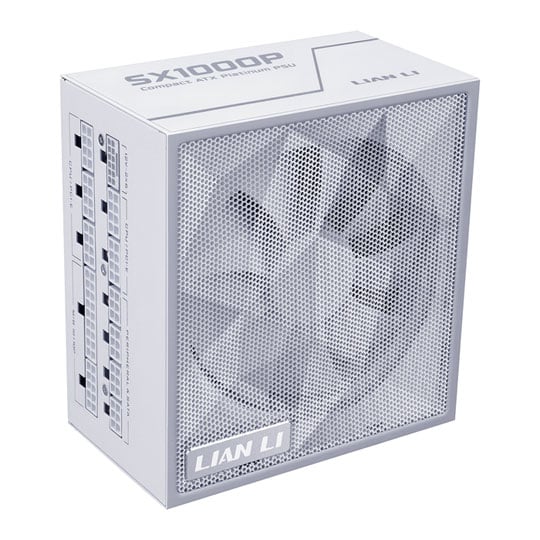 Lian Li SX Platinum 1000W Fully Modular 80+ Platinum ATX 3.1 White PSU / Power Supply Lian Li SX Platinum 1000W Fully Modular 80+ Platinum ATX 3.1 White PSU / Power Supply