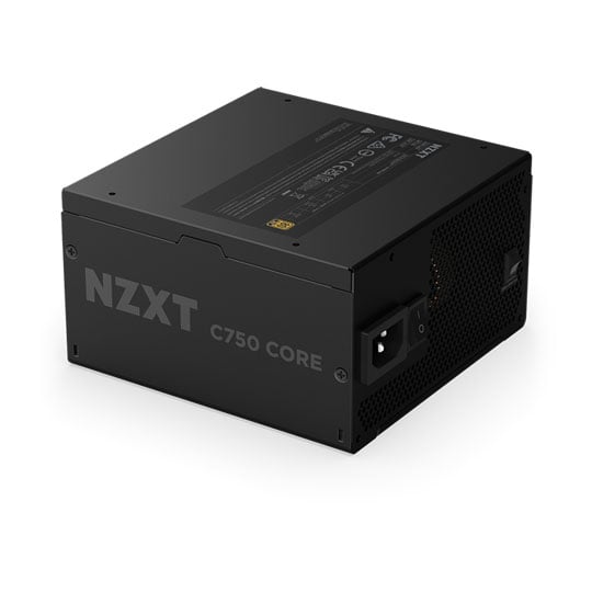 NZXT C750 Gold Core Series Black 80PLUS Gold PCIe 5.1 ATX3.1 Power Supply