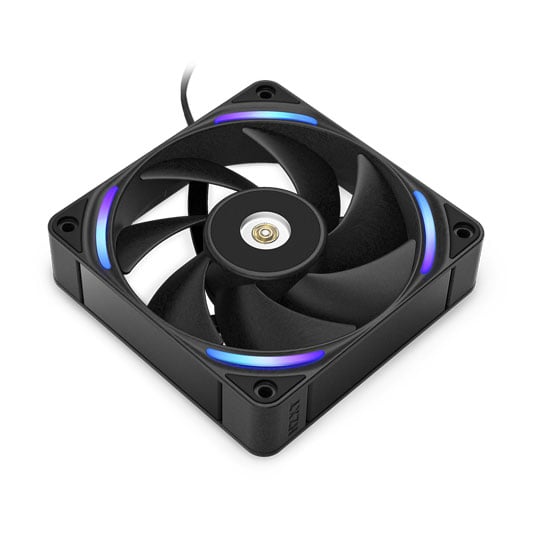 NZXT F120X RGB 120mm PWM Single-Frame Fan Black : image 3