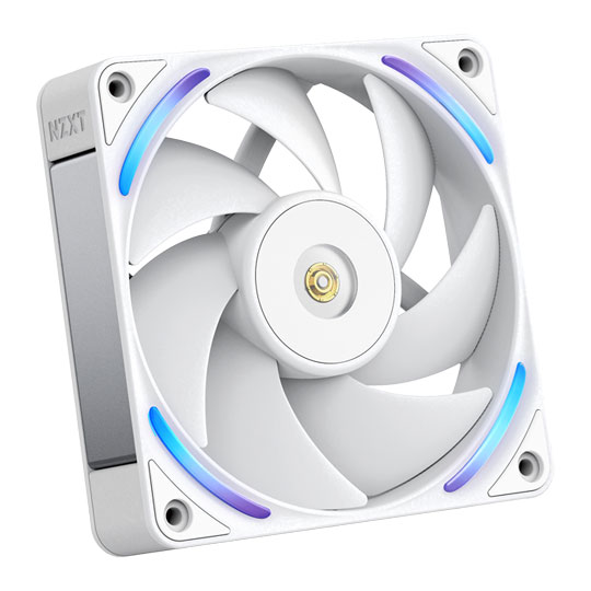 NZXT F120X RGB 120mm PWM Single-Frame Fan White