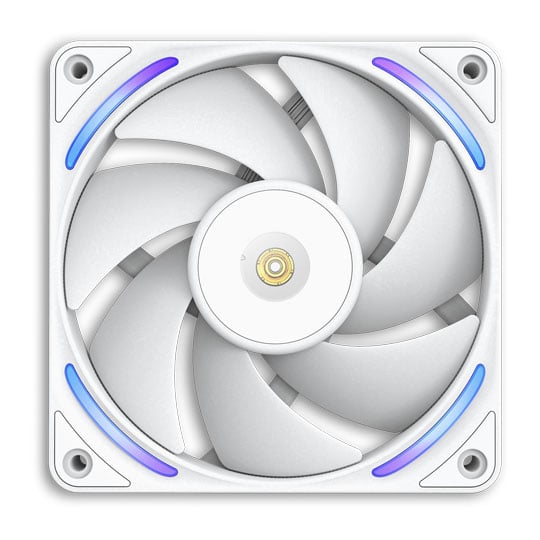 NZXT F120X RGB 120mm PWM Single-Frame Fan White