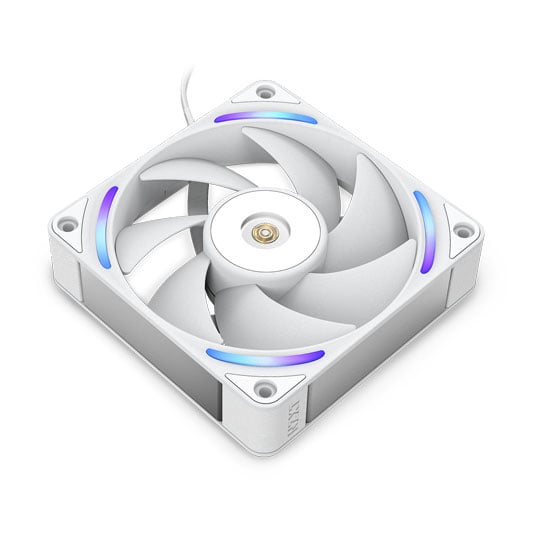 NZXT F120X RGB 120mm PWM Single-Frame Fan White : image 3