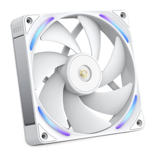 NZXT F140X RGB 140mm PWM Single-Frame Fan White