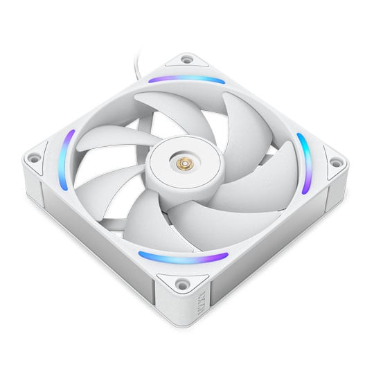 NZXT F140X RGB 140mm PWM Single-Frame Fan White : image 3
