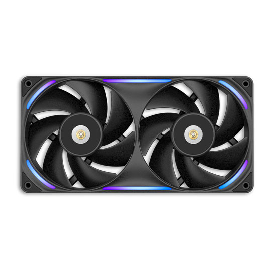 NZXT F240X RGB 240mm PWM Single-Frame Fan Black