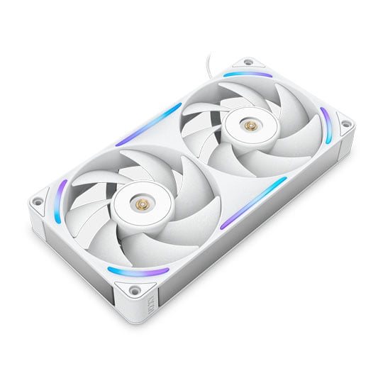 NZXT F240X RGB 240mm PWM Single-Frame Fan White : image 3