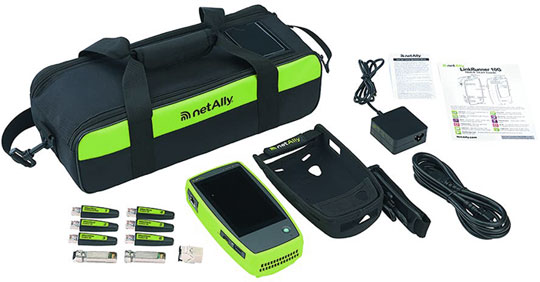 NetAlly LinkRunner 10G Professional Advanced Multi-Gig/10G Cable & Network Tester Kit
