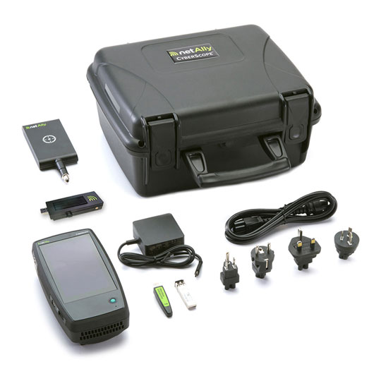 NetAlly CyberScope CE-E-X2 Partial Tri-Band Network Vulnerability Scanner Kit