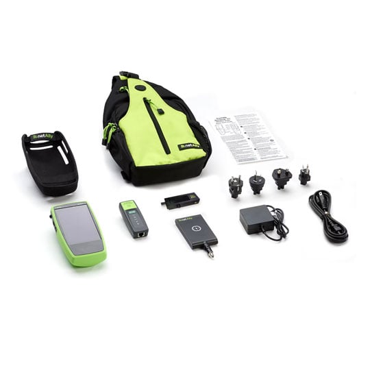 NetAlly AirCheck G3 Pro Partial Tri-Band Kit With Accessories