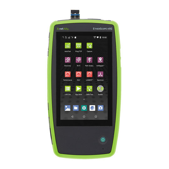 NetAlly EtherScope EXG-300E LRG10G Partial Tri-Band Ethernet Network & WiFi Diagnostics Tool Kit