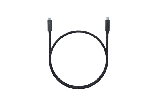 Razer 40Gb/s Thunderbolt 4 Cable 0.8m Black Certified 100W PD