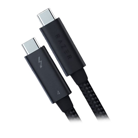 Razer 40Gb/s Thunderbolt 4 Cable 0.8m Black Certified 100W PD : image 3