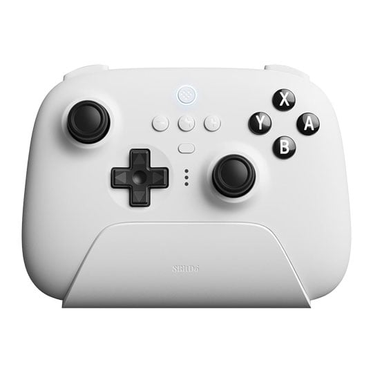 8BitDo Ultimate White Bluetooth Controller with Charging Dock for Nintendo Switch