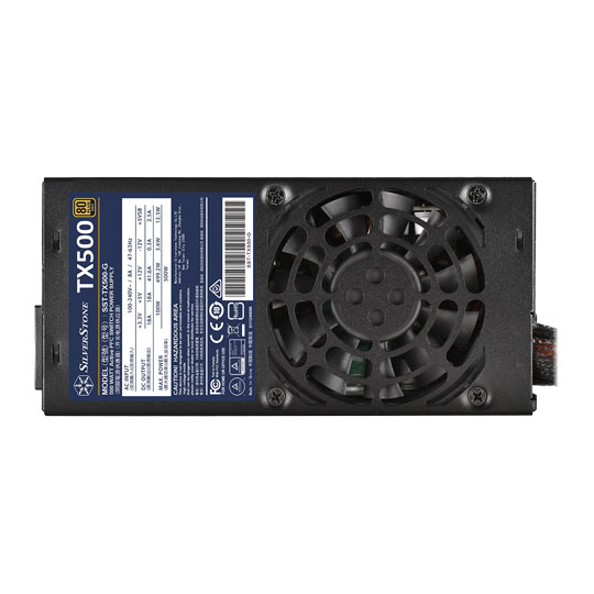 Silverstone 500W TX500 TFX 80 PLUS GOLD PC Low Noise PSU/Power