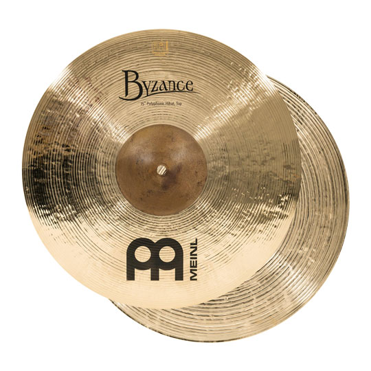 Meinl Byzance Brilliant 15" Polyphonic Hi-hat Cymbals Meinl Byzance Brilliant 15" Polyphonic Hi-hat Cymbals