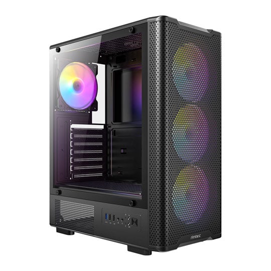 Antec VX310 ARGB Black Tempered Glass Mid-Tower Case