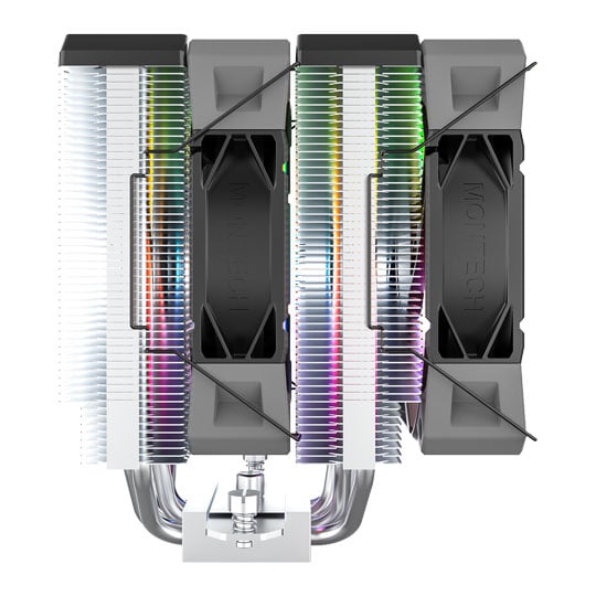 Montech NX600 ARGB Black Intel / AMD Dual Tower Air CPU Cooler : image 3