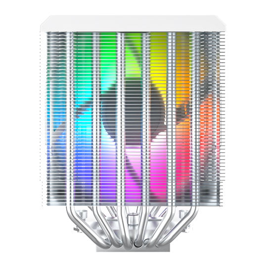 Montech NX600 ARGB White Intel / AMD Dual Tower Air CPU Cooler : image 4