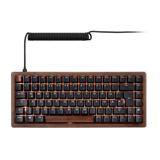 Sharkoon Skiller SGK50 S3 PBT 75% Layout Wood Wired Mechanical Keyboard Sharkoon Skiller SGK50 S3 PBT 75% Layout Wood Wired Mechanical Keyboard