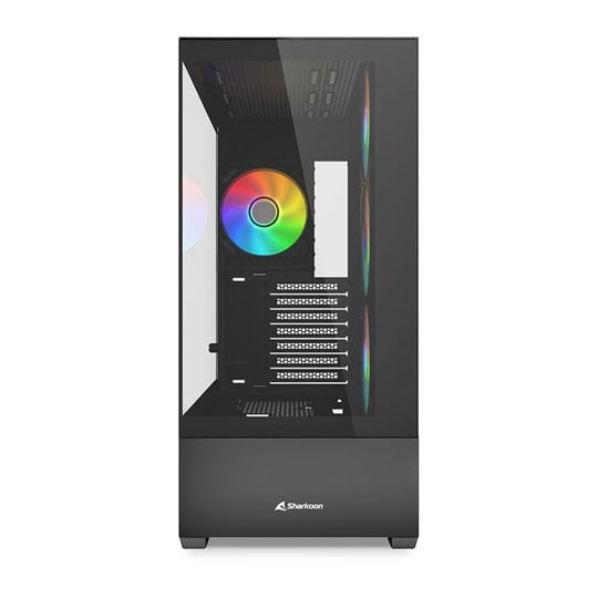 Sharkoon AK6 RGB Black Mid Tower Chassis Sharkoon AK6 RGB Black Mid Tower Chassis