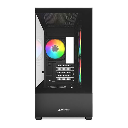Sharkoon MK6 RGB Black MicroATX Tower Chassis Sharkoon MK6 RGB Black MicroATX Tower Chassis