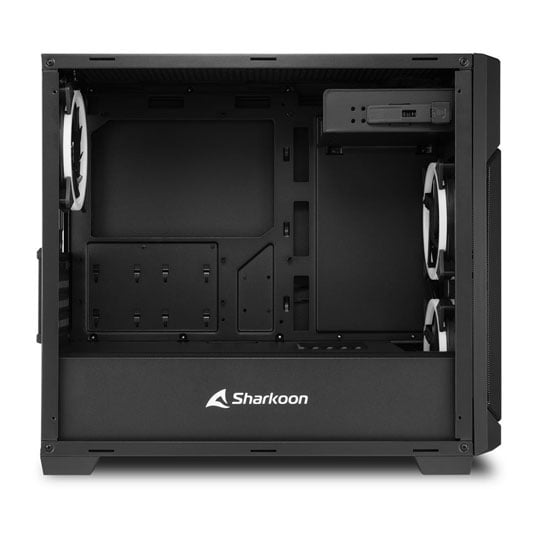 Sharkoon V1000 RGB Black MicroATX Tower Chassis : image 3