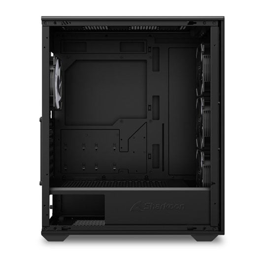 Sharkoon VK4 ARGB Black Mid Tower Tempered Glass Case inc 4x ARGB Fans : image 3