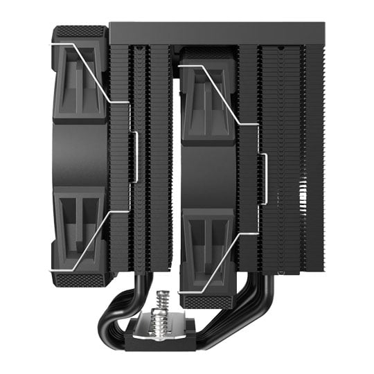 Sharkoon A60 Black Intel/AMD CPU Cooler : image 3