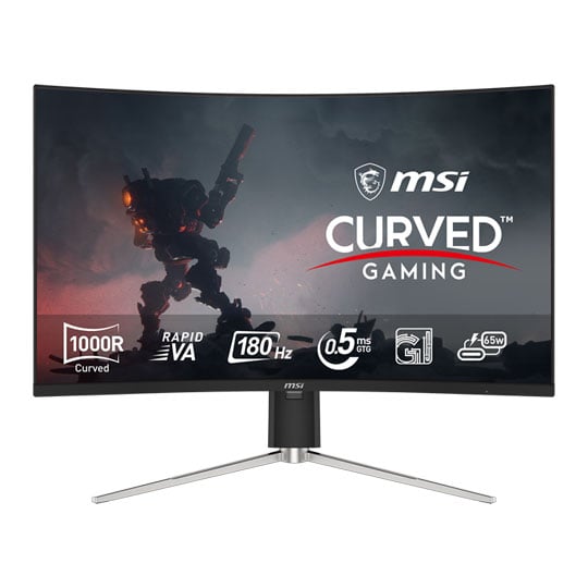 Open Box MSI 31.5" MAG 325CQRF QD E2 WQHD 180Hz Rapid VA Curved Gaming Monitor