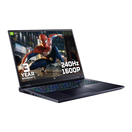 Refurbished Acer Predator Helios 18 NH.QKREK.007 18" WQXGA IPS 240Hz Core i9 RTX 4080 Gaming Laptop