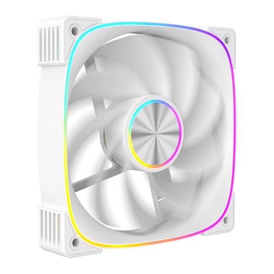 CiT Solar 120mm ARGB White PWM Reverse Cooling Fan CiT Solar 120mm ARGB White PWM Reverse Cooling Fan