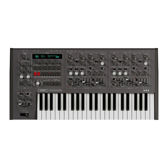 UDO DMNO 8-Voice 2-Part Multi-Timbral Synthesizer - Black