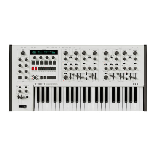 UDO DMNO 8-Voice 2-Part Multi-Timbral Synthesizer - White