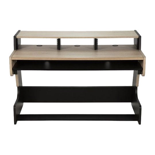 (Open Box) Zaor Miza 88 FLEX Workstation Desk (Black Oak)