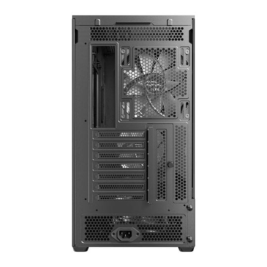 Antec Flux Rear Mid Tower Tempered Glass Black / Wood PC Gaming
