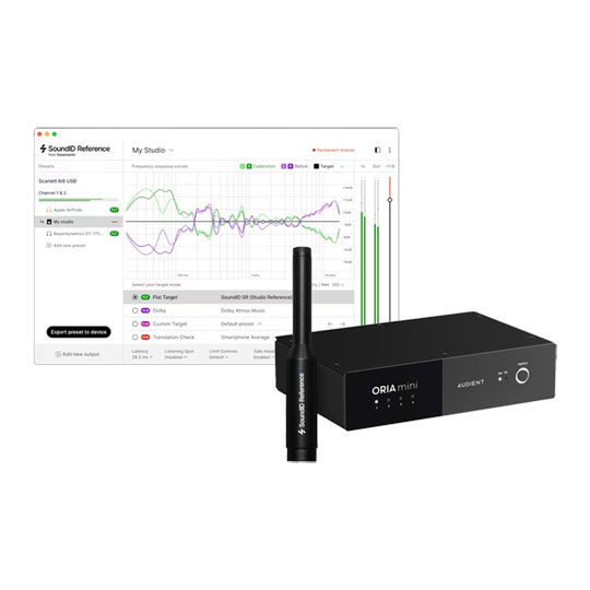Audient - ORIA mini + Sonarworks Measurement Mic + Sonarworks Add-on Software