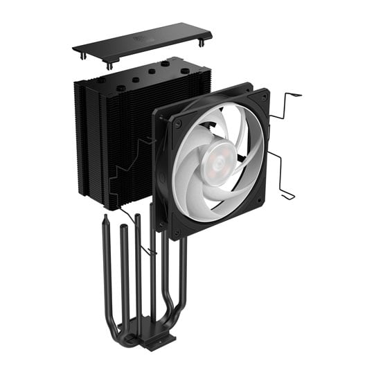 Cooler Master Hyper 212 3DHP Black ARGB Intel / AMD Single Tower Air CPU Cooler : image 4