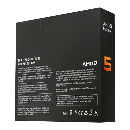 ASUS PRIME B840-PLUS WIFI + AMD Ryzen 5 9600X CPU/Motherboard Bundle : image 4