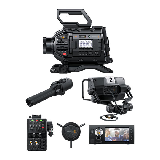 Blackmagic Design URSA Broadcast G2 Live Fiber Camera Channel Bundle